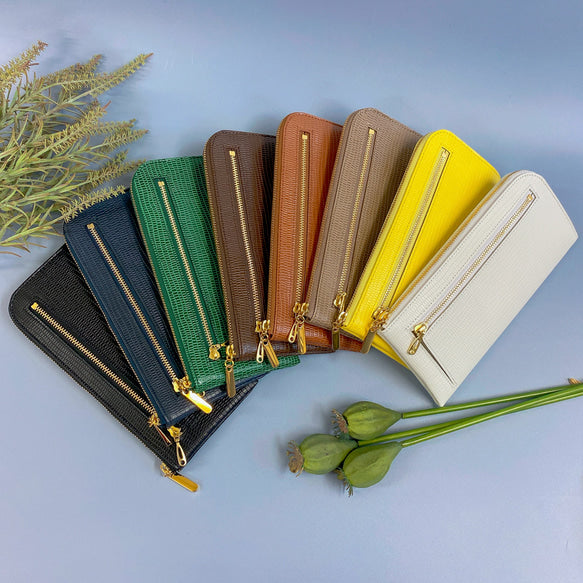 薄くて軽くて大容量な長財布 14ZipWallet Squeeze 日本製