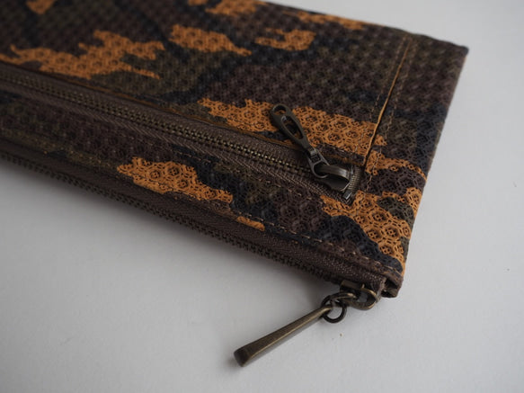 薄くて軽くて大容量なL字長財布 14枚カードポケット スペインシープ