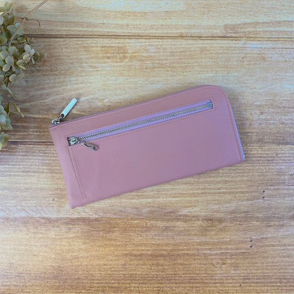 薄くて軽くて大容量なL字長財布 14枚カードポケット 牛革 カラフル 日本製 Squeeze