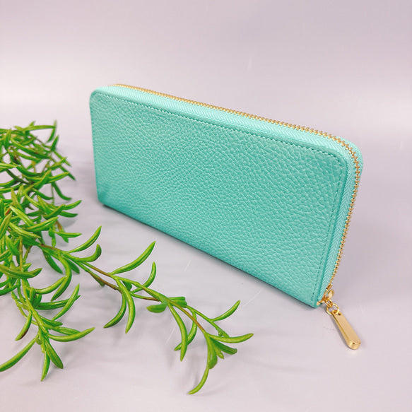 ラウンド長財布 Zip-Around Wallet イタリア革 シュリンク