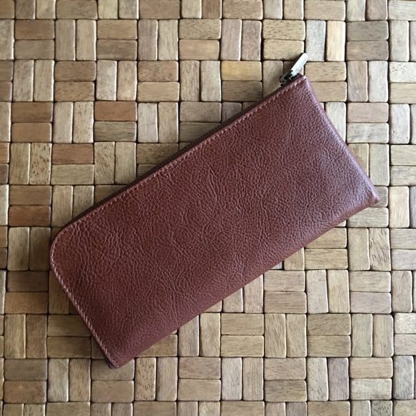 薄くて軽くて大容量なL字長財布 14枚カードポケット 牛革 日本製