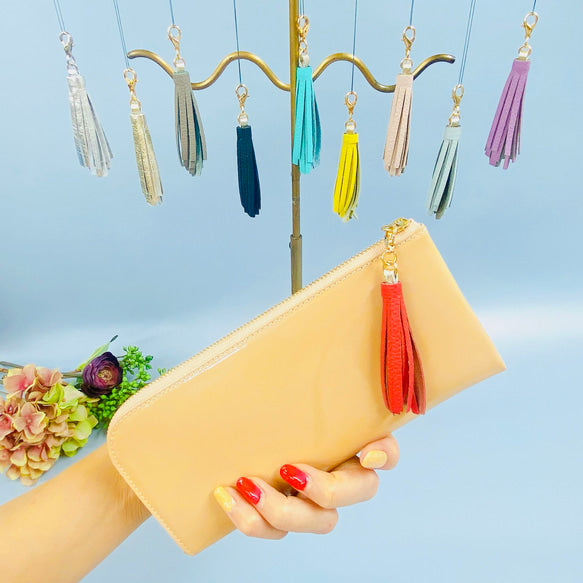 ゆれるタッセル小物チャーム　選べる10色