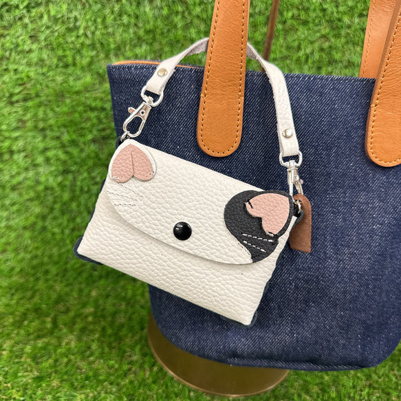 《動物シリーズ：猫》 使い道いろいろ！軽くて便利なストラップ付きミニポーチバッグ　Squeeze