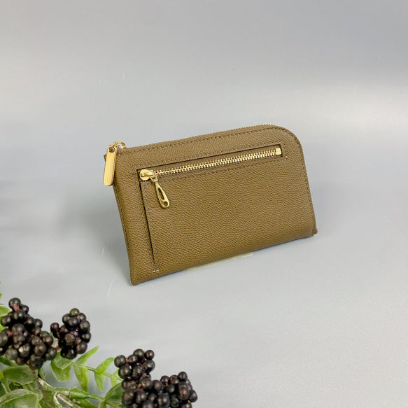 最高級カーフレザー　ワインハイマー　薄くて軽いコンパクトな財布 10枚カードポケット